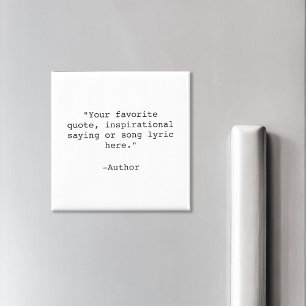 Create Your Own Quote Magnet