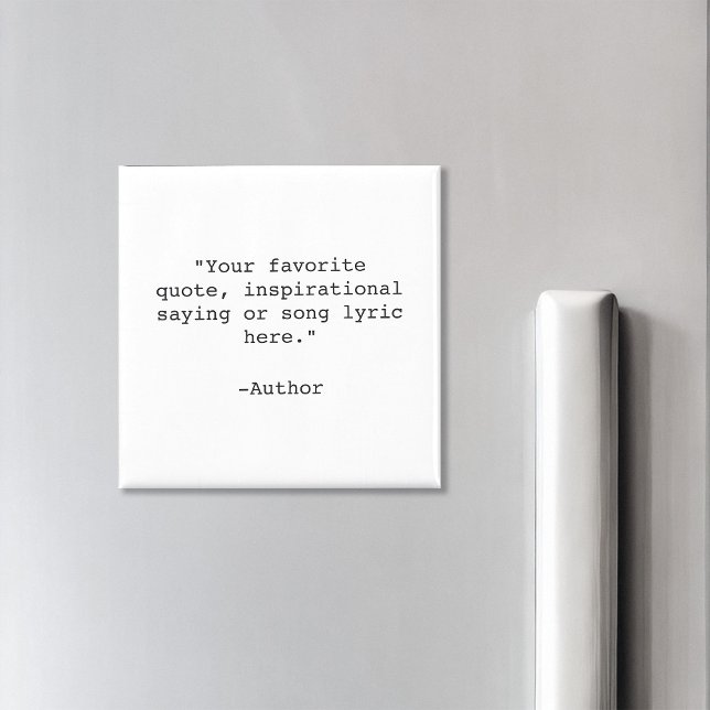 Create Your Own Quote Magnet (Creator Uploaded)