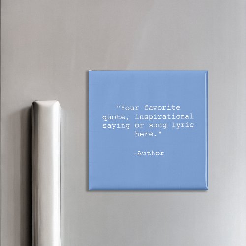 Create Your Own Quote Magnet
