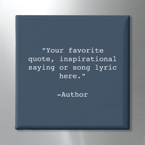 Create Your Own Quote Magnet