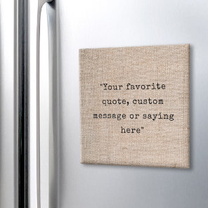 Create Your Own Quote Magnet