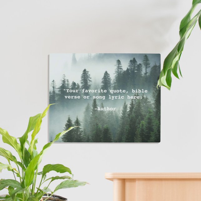 Create Your Own Quote Metal Print (Creator Uploaded)