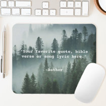 Create Your Own Quote Mouse Pad