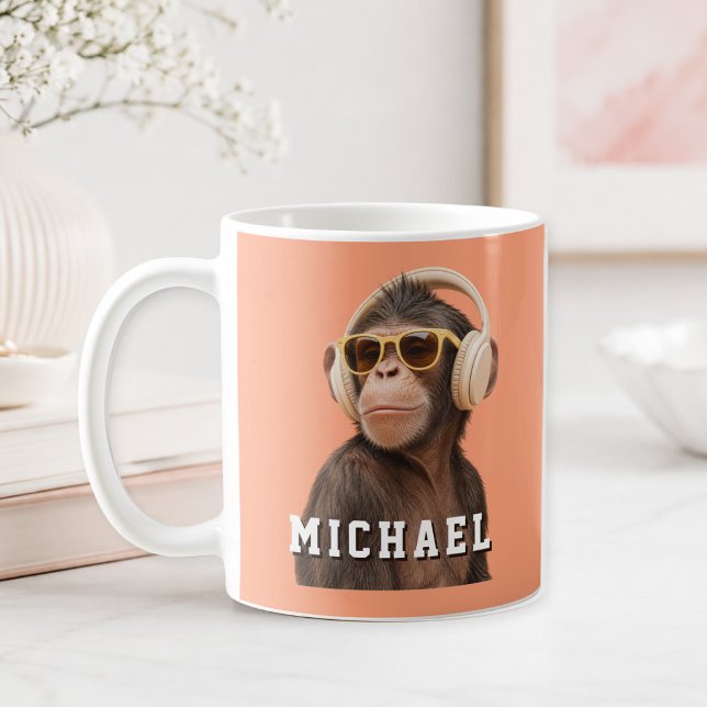 Create Your Own Quote - Name Custom Monkey Coffee Mug (Create Your Own Quote - Name Custom Monkey Coffee Mug)