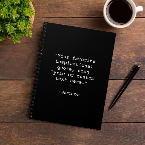 Create Your Own Quote Notebook