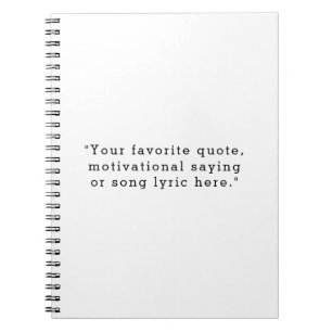 Create Your Own Quote Notebook