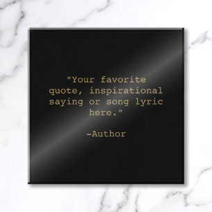 Create Your Own Quote Paperweight