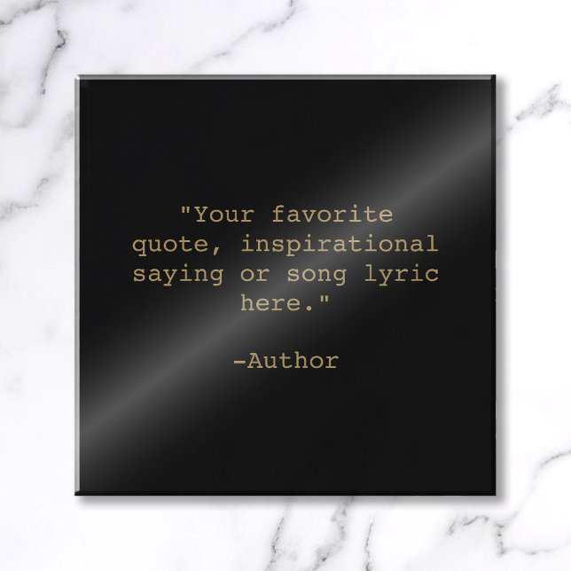 Create Your Own Quote Paperweight (Creator Uploaded)