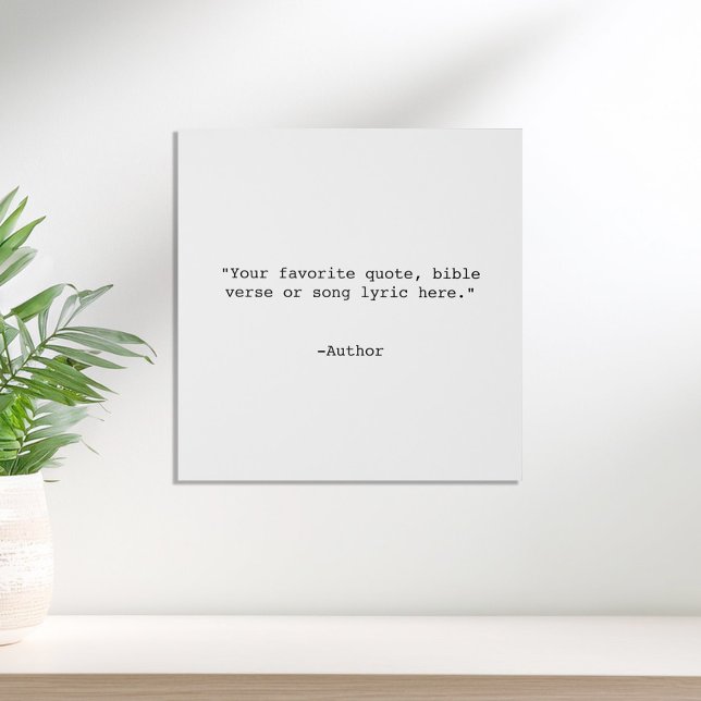 Create Your Own Quote Peel And Stick Photo Tile (Creator Uploaded)