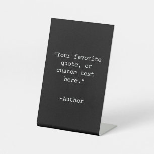 Create Your Own Quote Personalized Bookend Sign