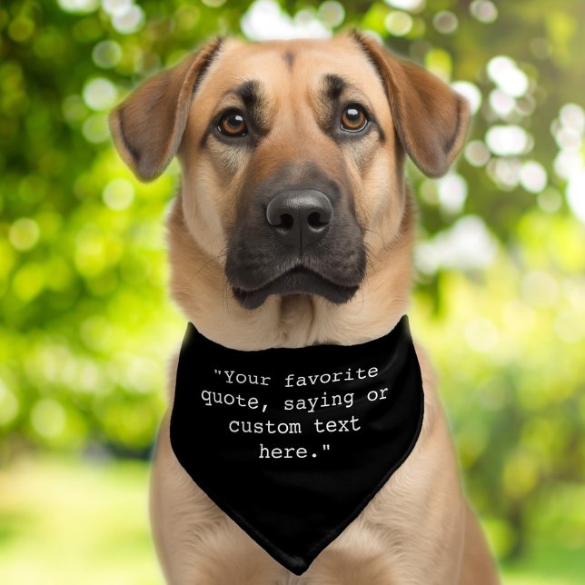 Create Your Own Quote Pet Bandana Collar (Creator Uploaded)