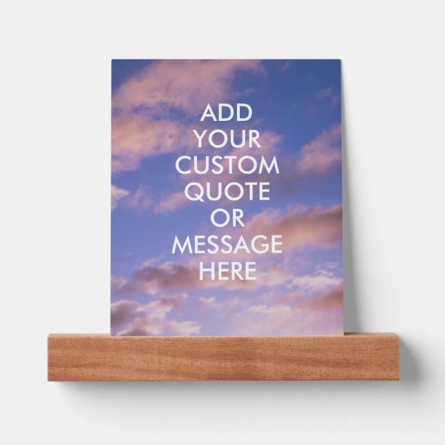 Create Your Own Quote Picture Ledge (Front)