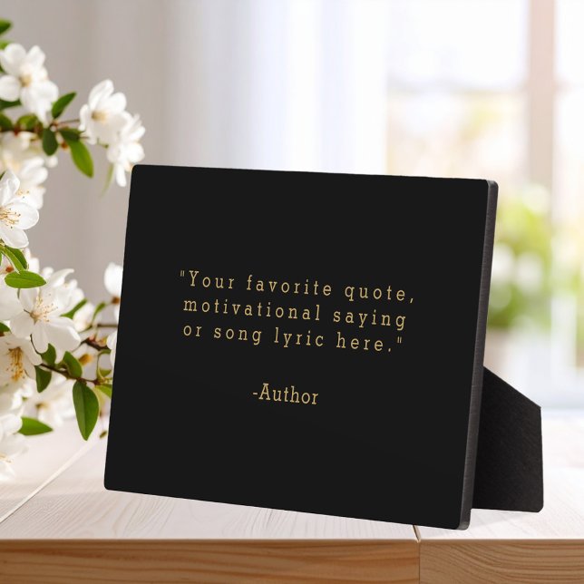 Create Your Own Quote Plaque (Creator Uploaded)
