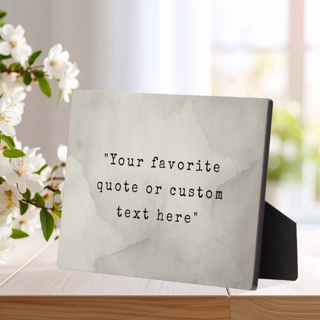 Create Your Own Quote Plaque (Creator Uploaded)