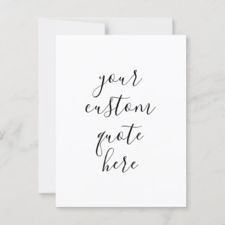 Create Your Own Quote Postcard