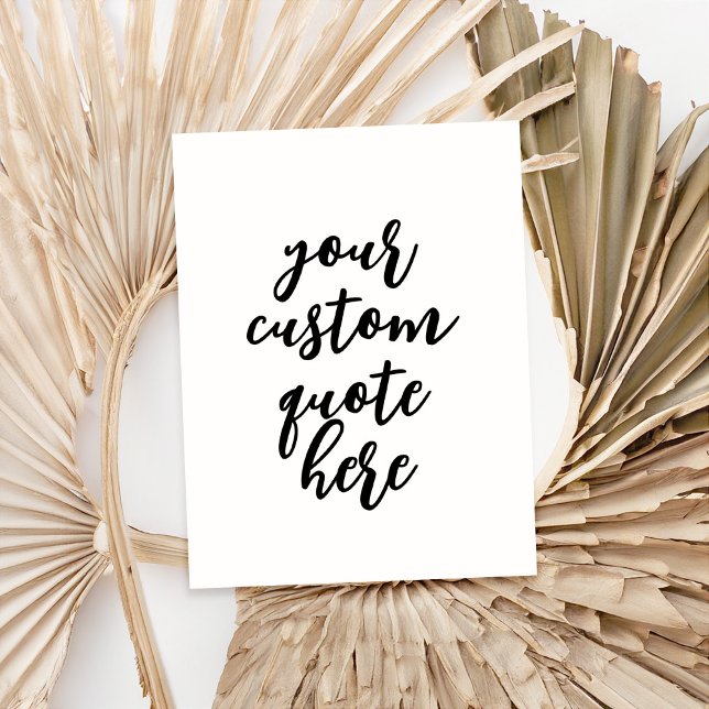 Create Your Own Quote Postcard (Creator Uploaded)