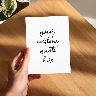 Create Your Own Quote Postcard