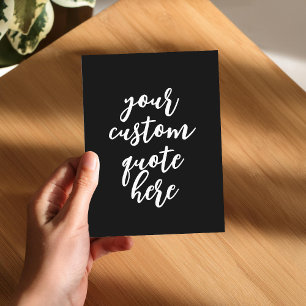 Create Your Own Quote Postcard