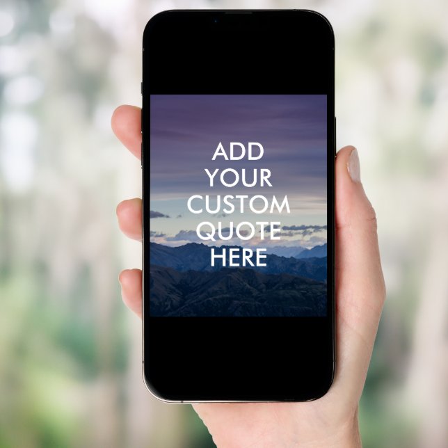 Create Your Own Quote Poster (Front Digital)