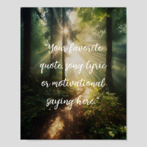 Create Your Own Quote Poster