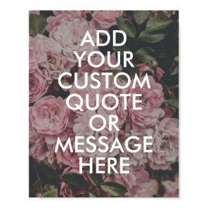 Create your own quote poster