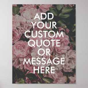 Create your own quote poster