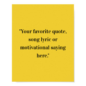 Create Your Own Quote Poster