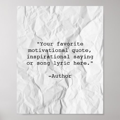 create-your-own-quote-poster-zazzle