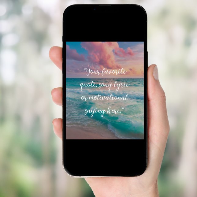 Create Your Own Quote Poster (Front Digital)