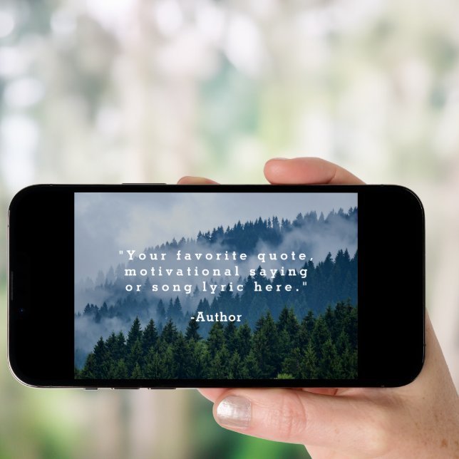 Create Your Own Quote Poster (Front Digital)