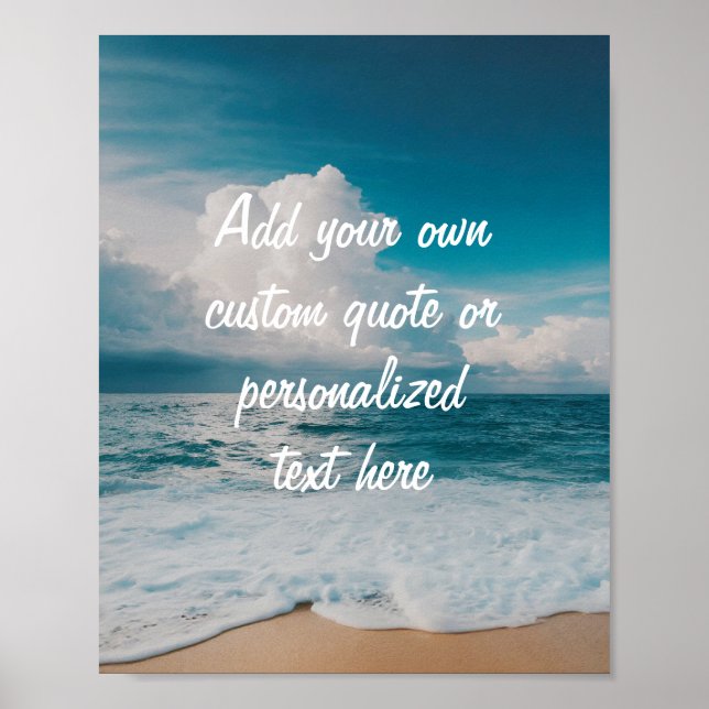 Create Your Own Quote Poster (Front)