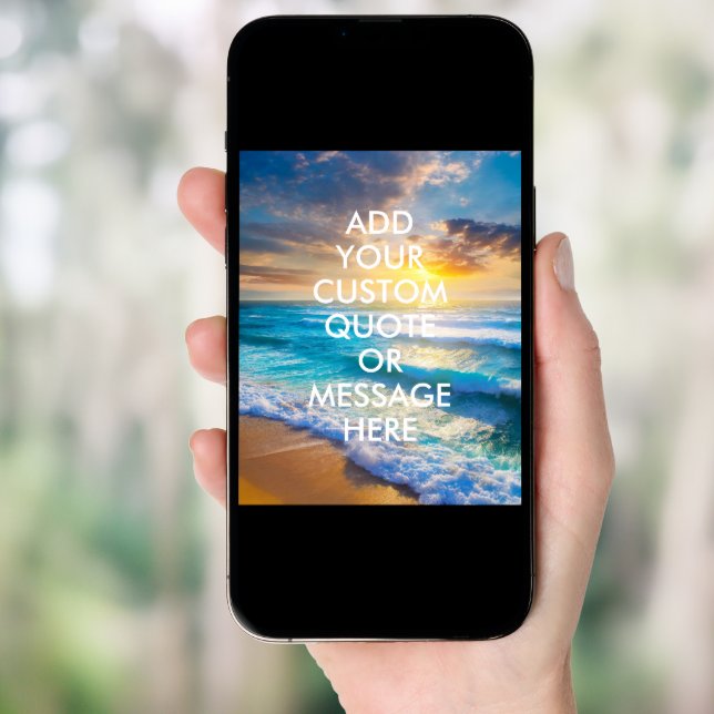 Create Your Own Quote Poster (Front Digital)