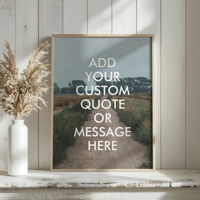 Create Your Own Quote Poster (Creator Uploaded)