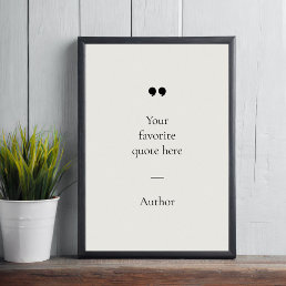 Create Your Own Quote Poster