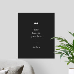 Create Your Own Quote Poster