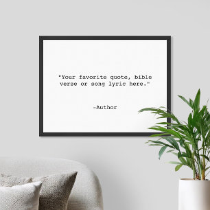 Create Your Own Quote Poster