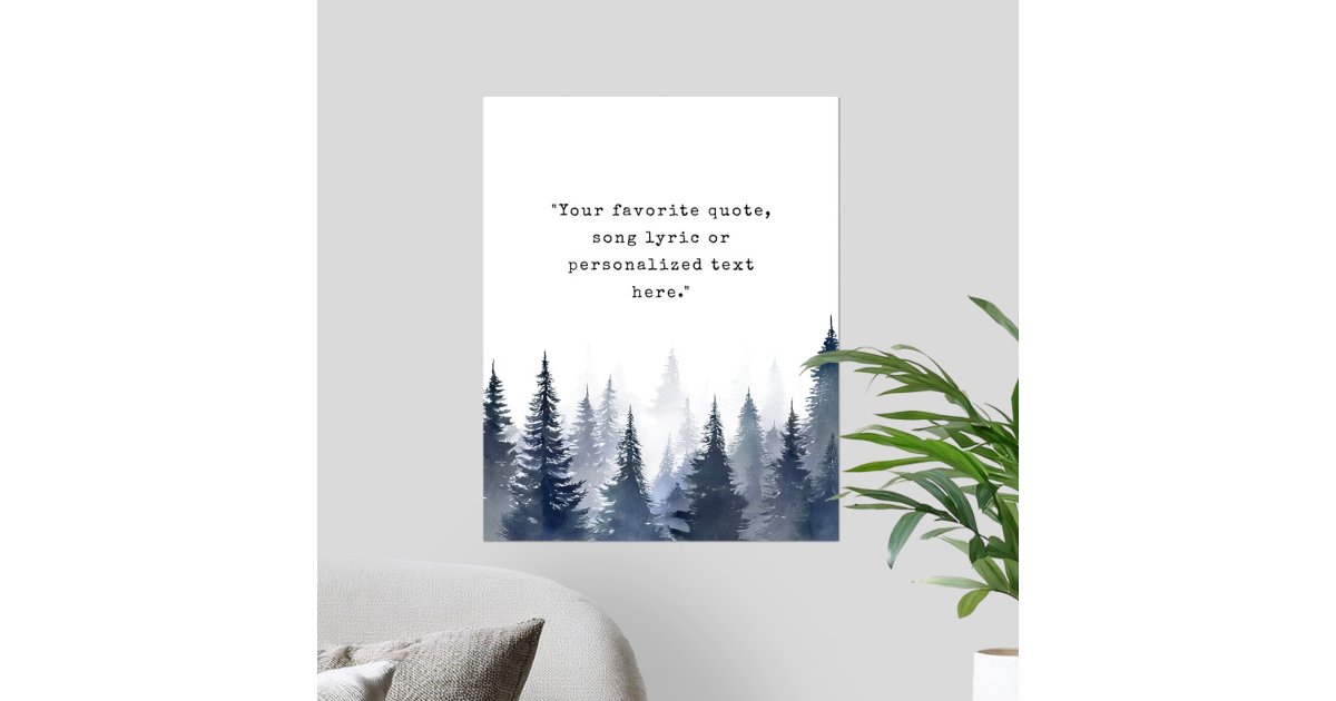 Create Your Own Quote Poster | Zazzle