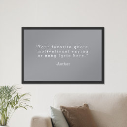 Create Your Own Quote Poster