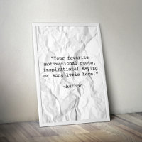 Create Your Own Quote Poster
