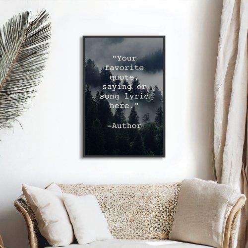 Create Your Own Quote Poster