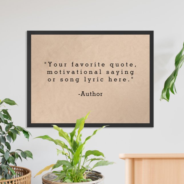 Create Your Own Quote Poster (Creator Uploaded)
