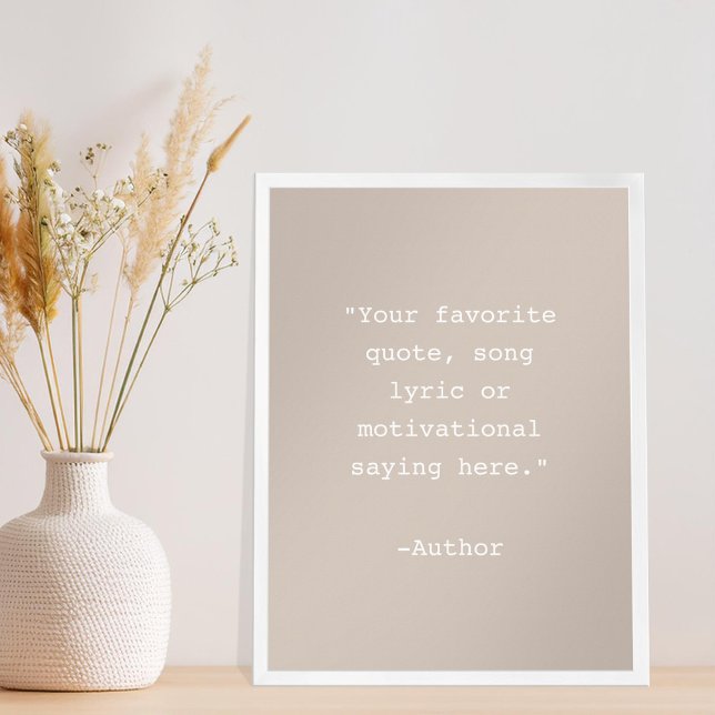 Create Your Own Quote Poster (Creator Uploaded)