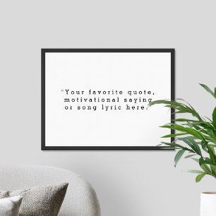 Create Your Own Quote Poster