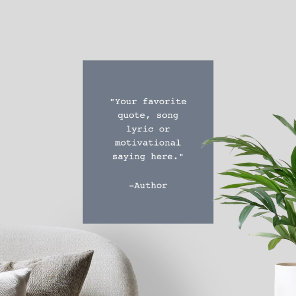 Create Your Own Quote Poster