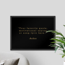 Create Your Own Quote Poster