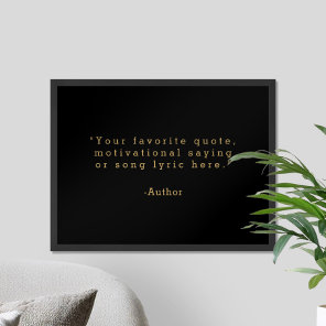 Create Your Own Quote Poster