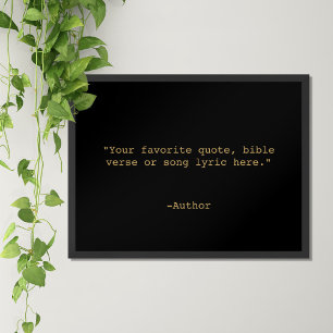 Create Your Own Quote Poster