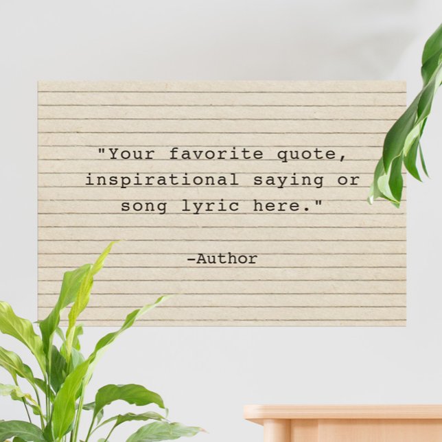 Create Your Own Quote Poster (Creator Uploaded)