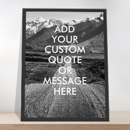 Create your own quote poster