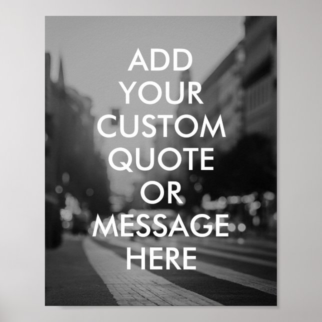 Create your own quote poster (Front)
